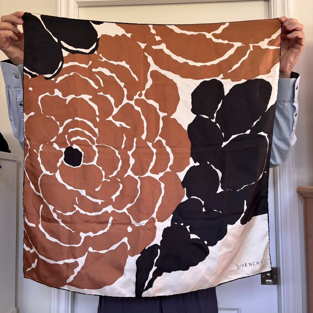 Givenchy Silk Scarf 27inches x 27 inches
